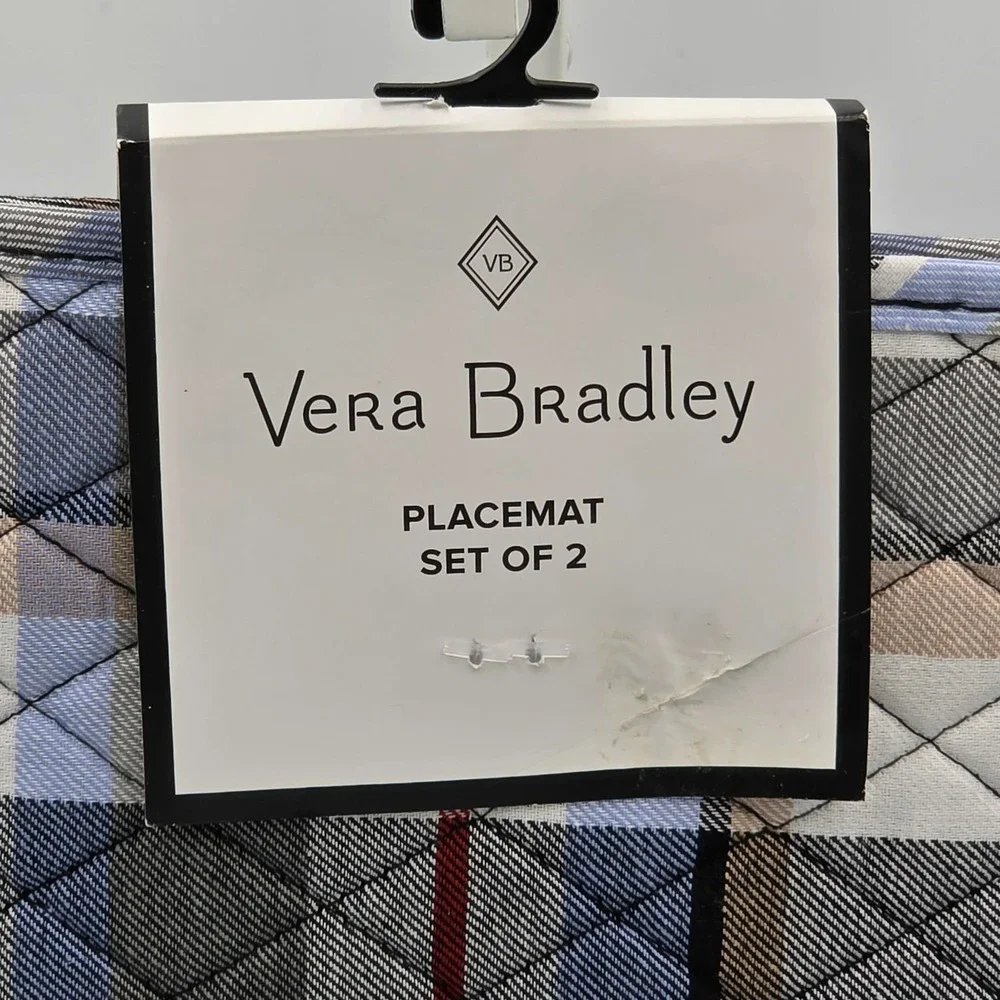 Vera Bradley Home Perfectly Plaid Reversible Placemats - Set of Two